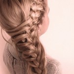 Cute girls side braid