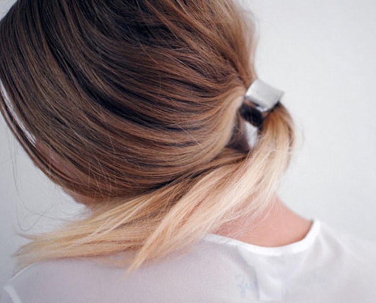 Sleek Ponytail with Metallic Hair Cuff (Hair Accessories 