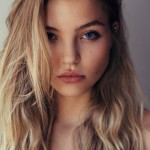 Rachel Hilbert Hairstyle Casual Side-swept Asymmetrical Long Waves tumblr