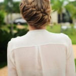 Romantic Waterfall Braid Updo - Wedding Hairstyles