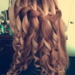 Side View of Waterfall Braid Tumblr