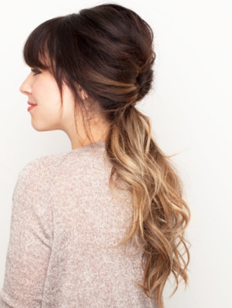 Spring Hairstyle Ideas: Loose Ombred Ponytail - Hairstyles 