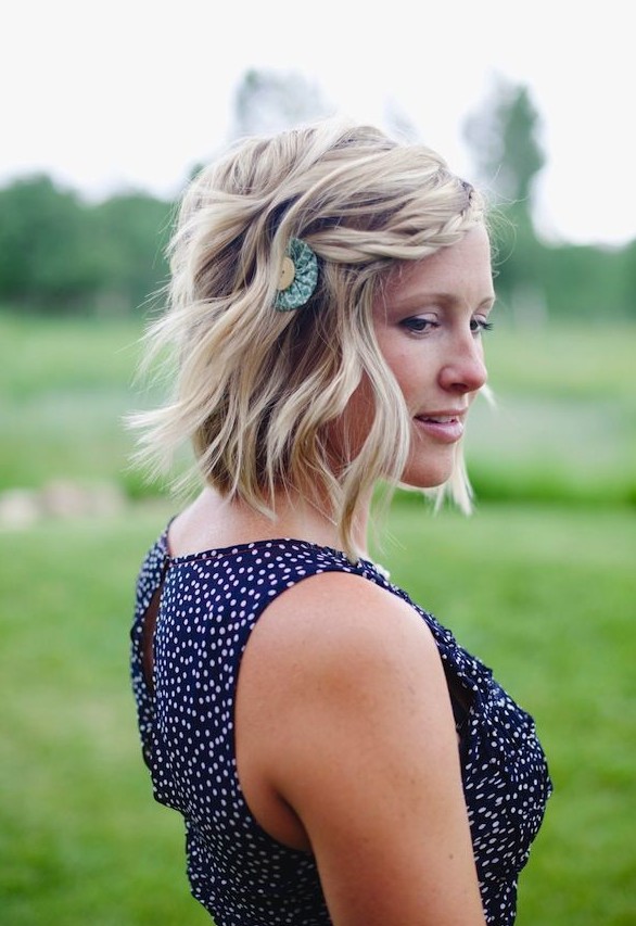 Wedding Hairstyle for Short Hair