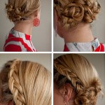 Summer hair ideas: braided Twist & Pin Chignon updo