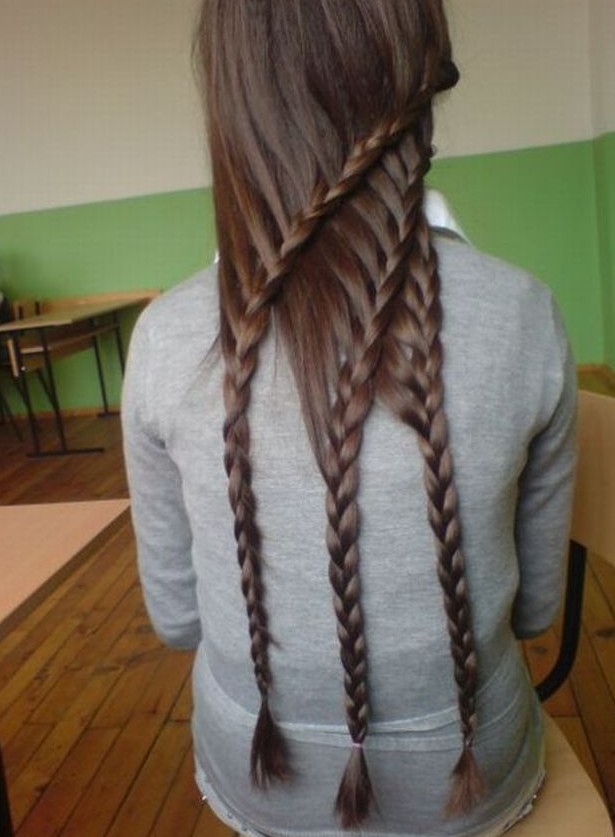 Cool Triple Layered Braids for Girls - Hairstyles Weekly