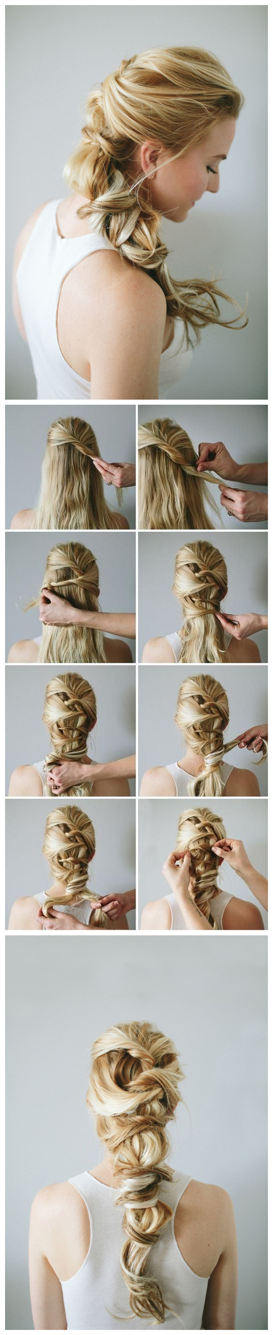 Romantic Twist Braid Hair Tutorial