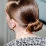 Spring/Summer 2014 Hair Trends Low Sleek Twisted Chignon