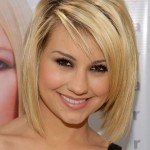 Chelsea Kane short blonde bob haircut