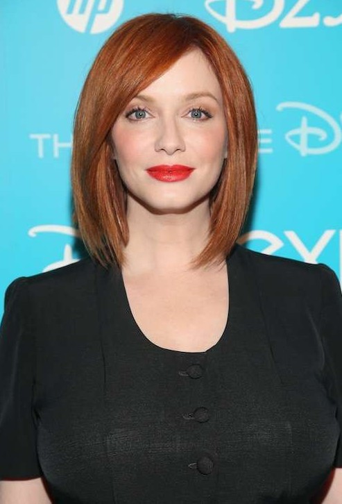 christina hendricks haircut styles pics