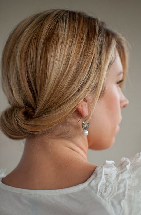Classic Sleek Updo for Dating