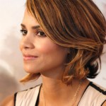 Side View of Halle Berry Short Bob Hairstyle