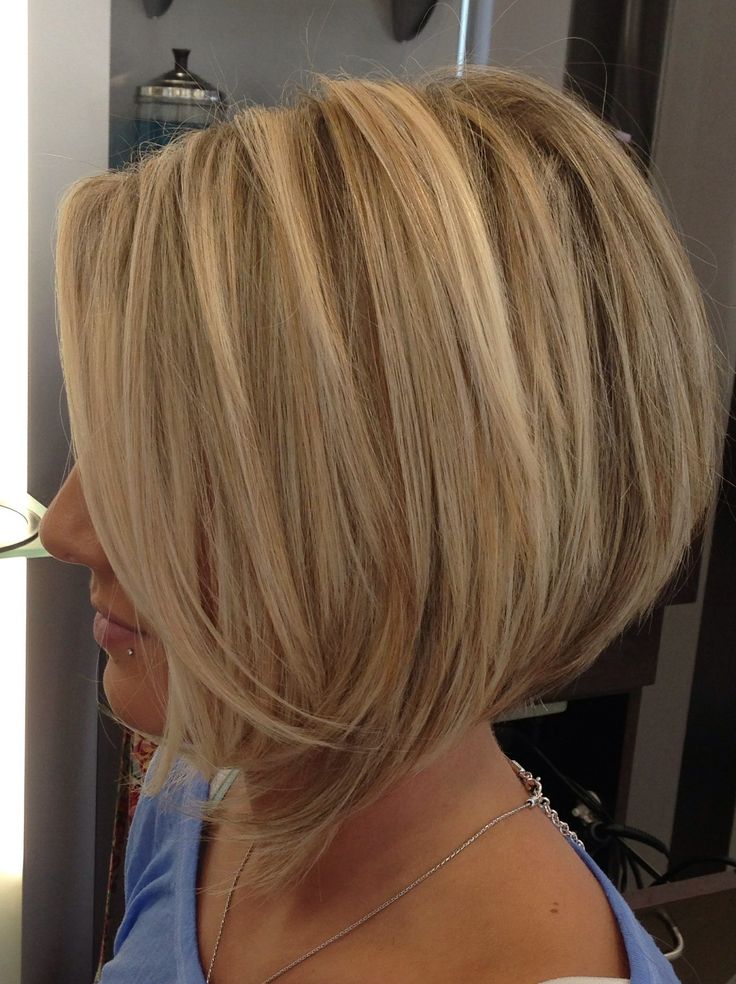 Angled Bob Haircut with Layers - Hairstyles Weekly