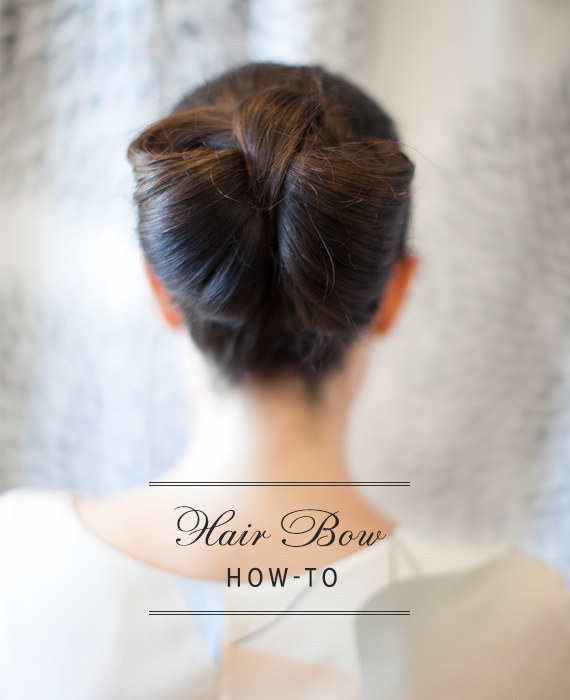 DIY Wedding Hairstyles: The Hair Bow for Wedding