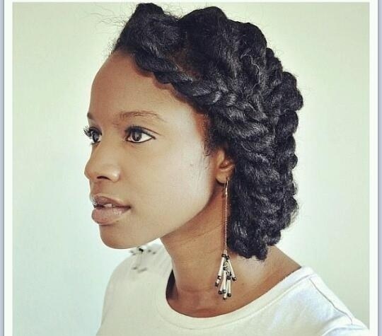 Diy Wedding Hairstyles For Black Women The Flat Twist