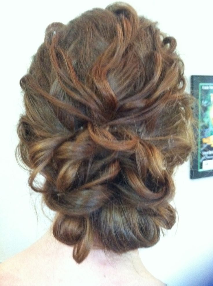 Curly Hair Updo