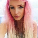 Pink to Blonde Ombre Hair - Pretty Girl's Long Hairstyle
