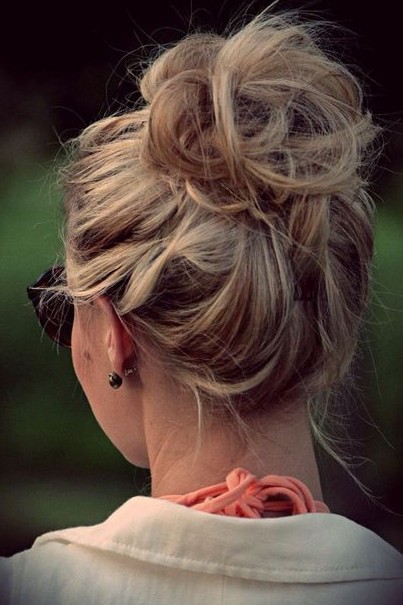 Casual Messy Updo for Women