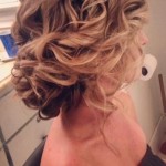 Messy Updo for Wedding