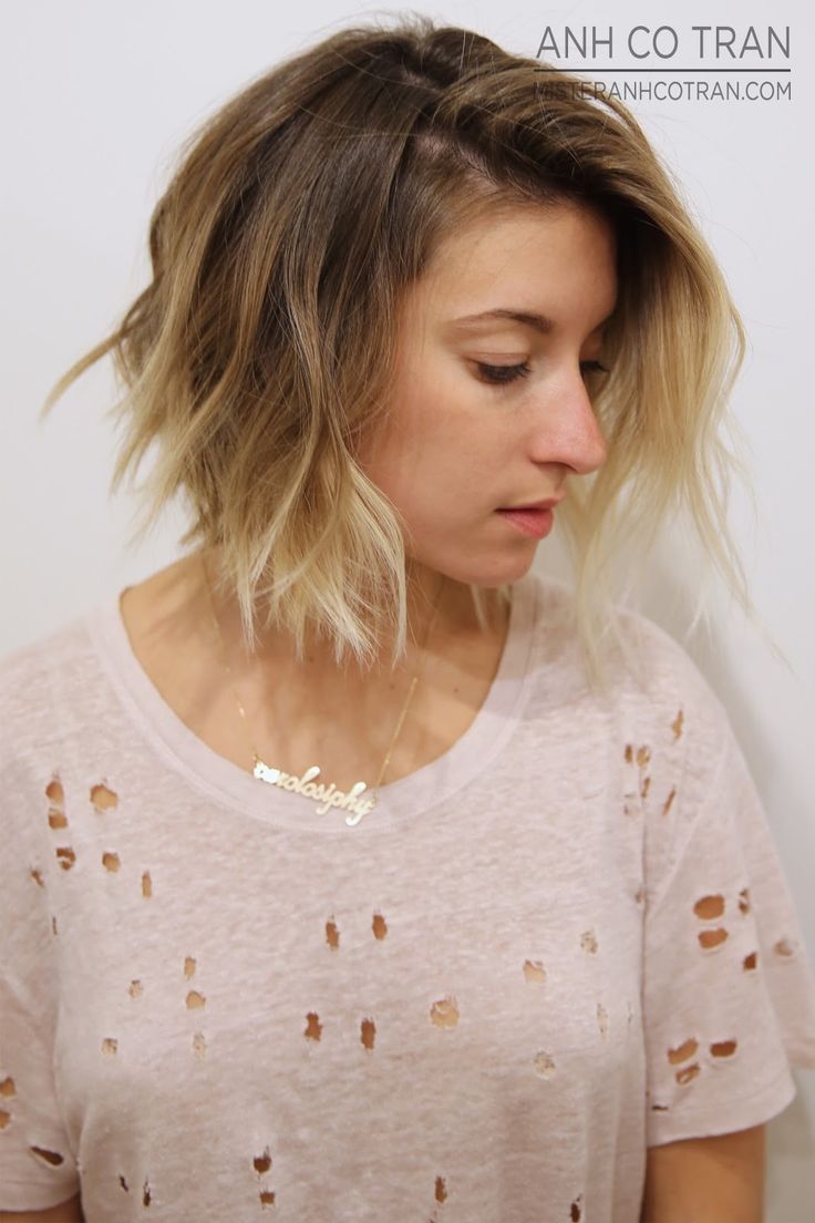 short ombre bob hairstyle 6