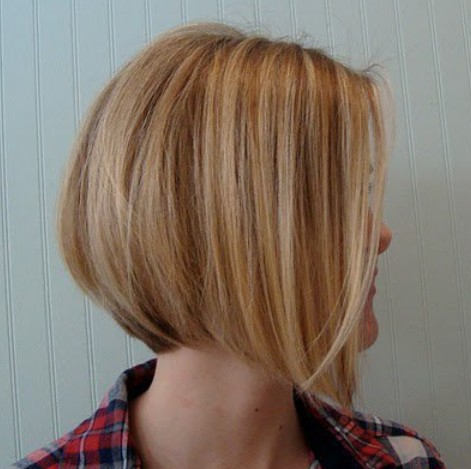 Side view of Graduated Bob