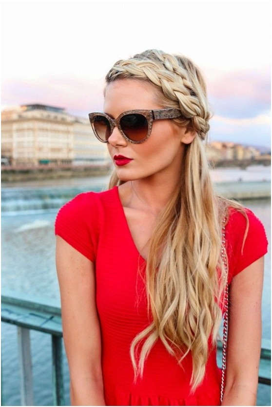 Long Blonde Braided Hairstyles for Girls