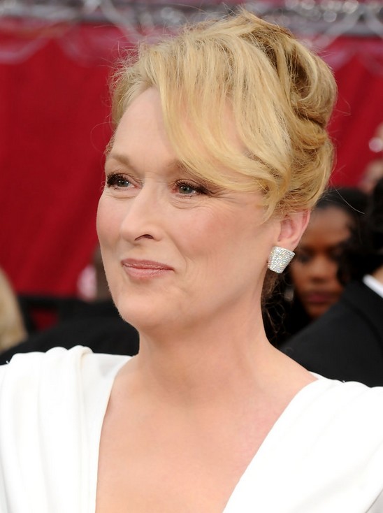 Meryl Streep French Twist Updo for Women Over 50