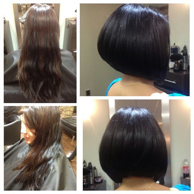 New Short Dark Bob Hairstyle for Women