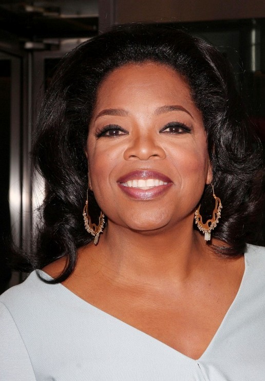 Oprah Winfrey Black Curly Hairstyle for Black Women Over 50