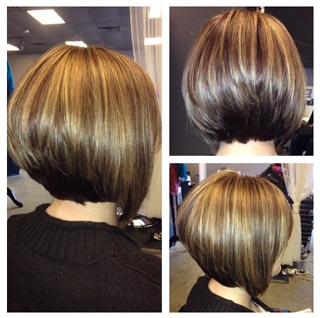 Short Angled Bob Hairstyle for Women