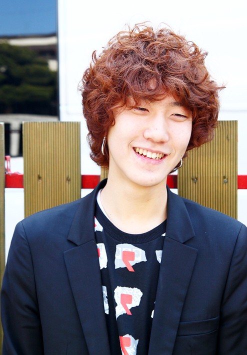 Curly Hair Asian Boy