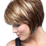 Side View of Graduated Bob Cut for Women