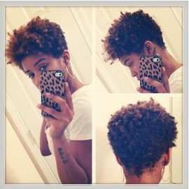 African American Short Naturally Curly Hairstyles
