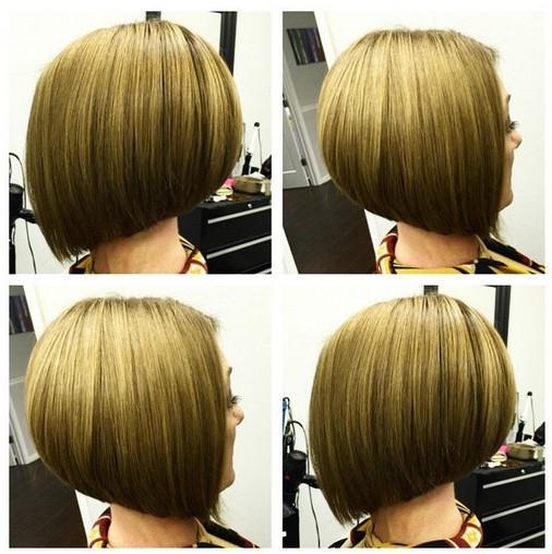 Short Sleek A-line Bob Hairstyle for Girls