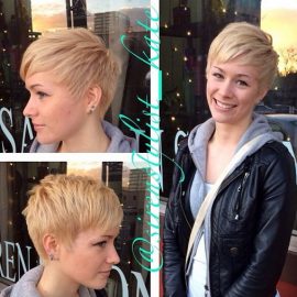 Short layered hairstyle for women the pixie cut