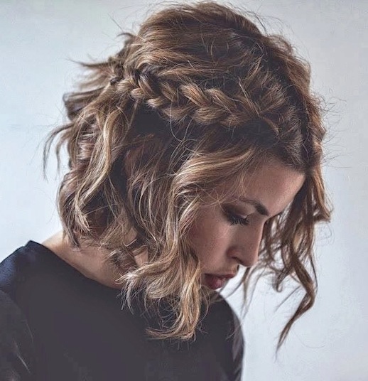 Featured image of post Cute Braided Hair Styles For Short Hair : Braided bun hairstyle for long hair прически своими руками с.