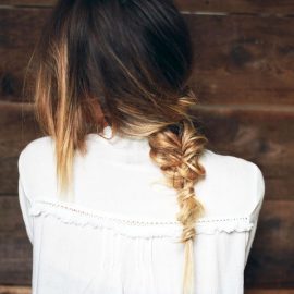 Summer Hair Inspiration: Messy Ombre Fishtail Braid!