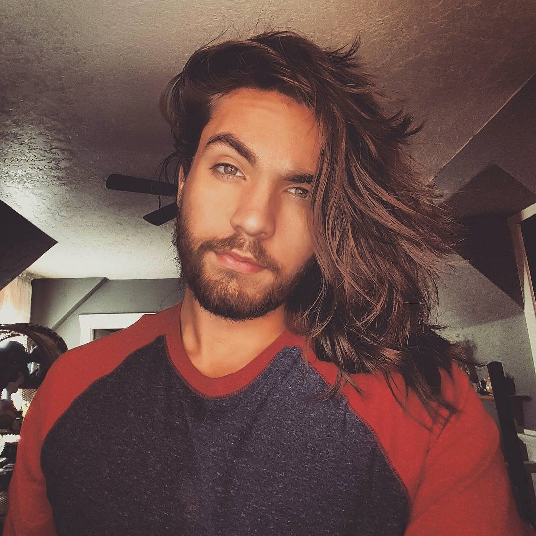 Hairstyles For Long Hair Mens 2015