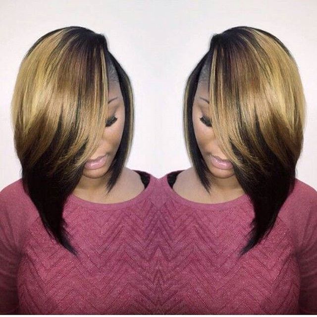 African American Ombre Bob Hairstyle Ideas Hairstyles Weekly