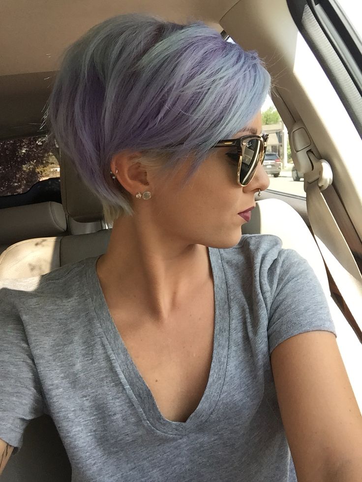 Layered Pastel Mess Pixie Cut For Short Hair Hairstyles Weekly