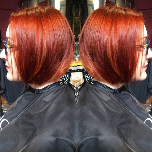 redhead bob wig