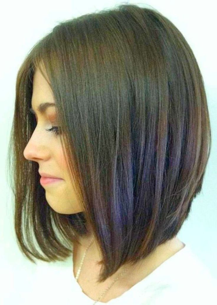 Rounded bob cut