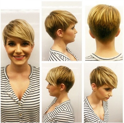 Simple Easy Daily Hairstyle For Short Hair Pixie Cut With Long