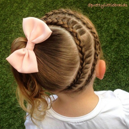 20 Cute Braided Hairstyles for Little Girls - Hairstyles Weekly