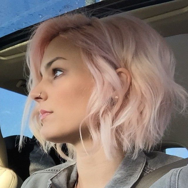 Short Baby Pink Hair