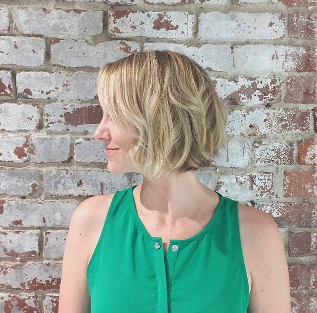 Balayage Blonde Choppy Bob For Short Hair Hairstyles Weekly