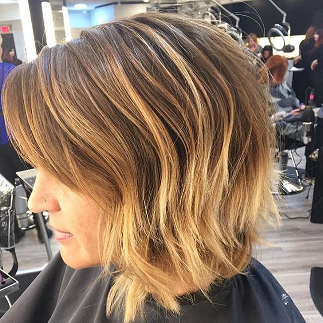 Layered Messy Bob