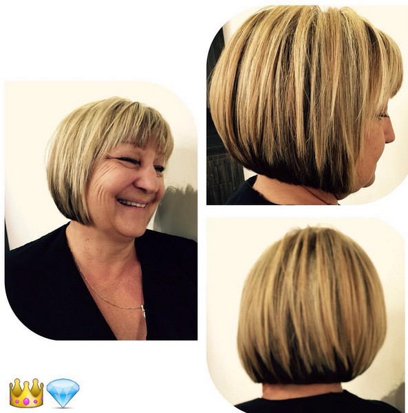 Low Graduated Bob Hairstyle For Women Over 50 Hairstyles Weekly