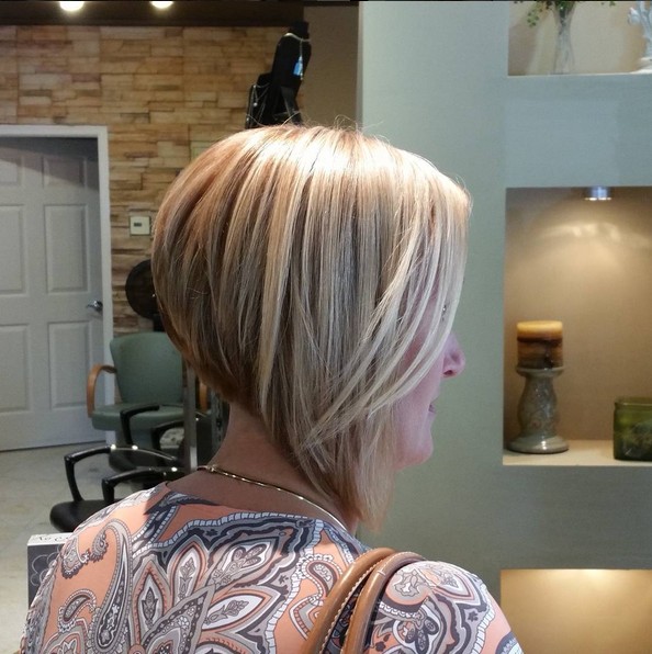 Super Short Inverted Bob Haircut