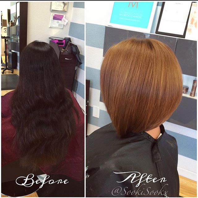 Short A Line Bob Haircut For Thick Hair Hairstyles Weekly