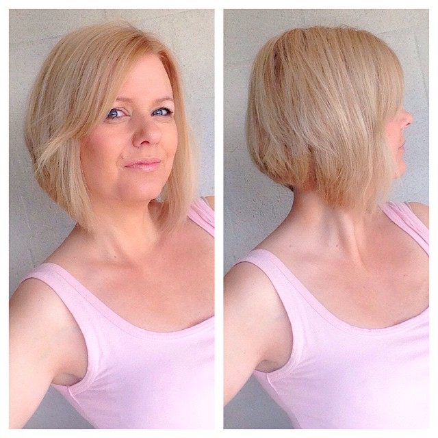 Short Graduated Bob Hairstyles For Older Women Over 50